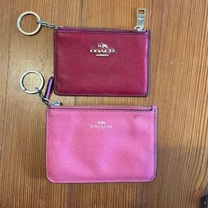 Coach coin purses